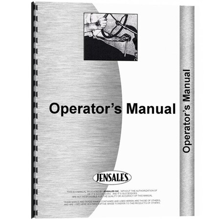 New Operator's Manual For Oliver Corn Planter 452 4 Row, Pull Type